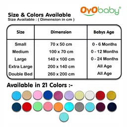 OyO Baby Infant White Instadry Anti-Piling Large Dry Sheet Bed Protector image 4