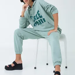 I like me Typography Printed Hooded Sweatshirt & Joggers-picture-9