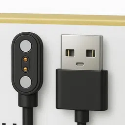 SANNO WORLD Magnetic Charging Cable 1.5 A 1 m Metal Briaided Original Smart Watch Magnetic Charging Cable DO NOT WORK ANY OTHER SMART WATCH v1.59-image-80