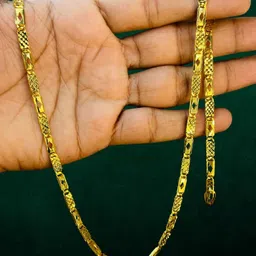 rkb sales 1gm gold plated High Quality chain for men Gold-plated Plated Alloy Chain-picture-18