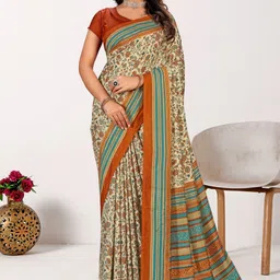 uniform unicorn Printed Daily Wear Art Silk Saree-picture-27