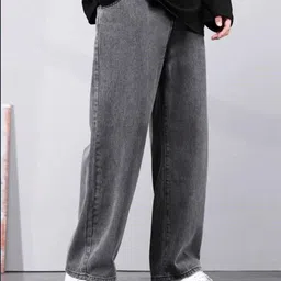 wanted Men Straight Fit Mid Rise Grey Jeans-picture-15