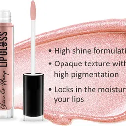 swiss beauty Shine & Plump Lipgloss - (Shade-03, 4ml) image 4
