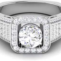 avsar R-3798 14kt Cubic Zirconia White Gold ring-picture-17