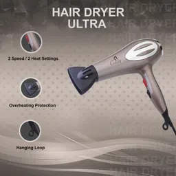 crazzy Professional ULTRA Hair Dryer CRU-203 Hair Dryer image 4