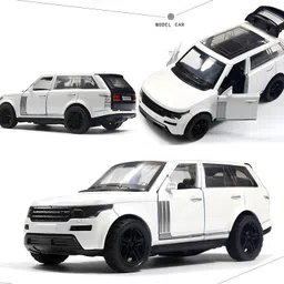 toybot 1:36 Scale Range Rover Die Cast Meta Car - Openable Door and Back, Pullback image 2