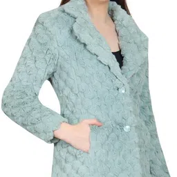 young club classic FURR Self Design Coat For Women image 5