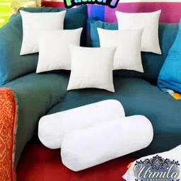 urmila creation 2 Bolester 5 Cushion Microfibre Stripes Bolster Pack of 7-picture-10