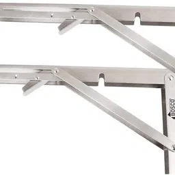 bosco Heavy Duty Wall Mounted Foldable Shelf Bracket | Folding Table Bracket 8 Inch Shelf Bracket-picture-19