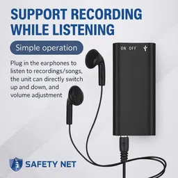 Safetynet Spy HD Hidden Micro Digital Recorder Device | Small Size Mini 8 GB Voice Recorder image 3