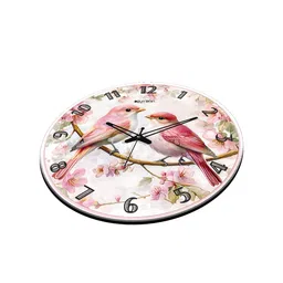olive tree Birds 12 Inches Classic Wooden Clock image 4