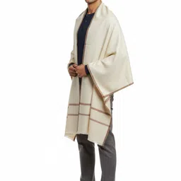 KAVIM Wool Solid Men Shawl image 2