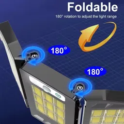 PARSPAR Motion Sensor Outdoor Lights, Solar Outdoor Light High Photovoltaic Efficiency IP64 Flexible COB Ultra Wide Lighting image 4