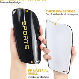 play hard Football Shin Guard and Socks Set for Kids Lightweight and Breathable Football Shin Guard image 5