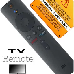 Paril (Remote+Cover) original Tv Remote compatible for Mi original Smart led/lcd Tv With PU Leather Protective Cover( EXACTLY SAME REMOTE WILL ONLY WORK) Remote Controller image 2