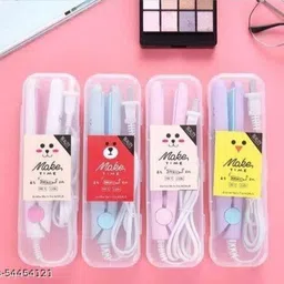 Ohappl Mini Professional Temperature Control Flat Iron Hair Straightener hair straightener for women For Girl dryer hair straightening brush and curler quick hair styler hair statner mini hair straightener for women combo ceramic selfie statner (Multi Colored) Hair Straightener-image-27