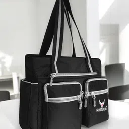 Women Black Shoulder Bag - Regular Size-image-1