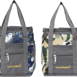 good friends Combo Lunch Bag for Office Men, Boys & Girls- Good Quality Tiffin Bag for School Waterproof Lunch Bag-picture-15