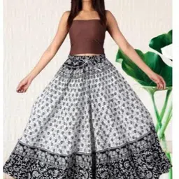 tankaviss Women Printed Regular White Skirt-picture-43