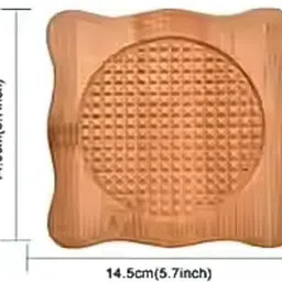 calldrishe Bamboo Wooden Trivet For Dinning Table Wooden Trivet image 2