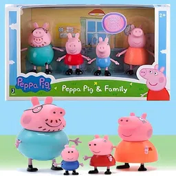 snm97 Peppa Pig Family in peppa pig set 0f 4 in toys for kids-picture-10