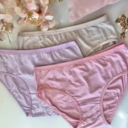 bodymist Pack of 3 Women Hipster Multicolor Panty-picture-22