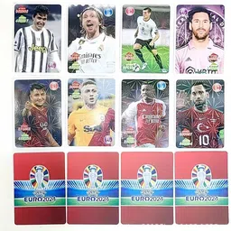 salpitoys FOOTBALL Euro Soccer Cards - 96 Unique Soccer Player Cards -12 Pack. image 3