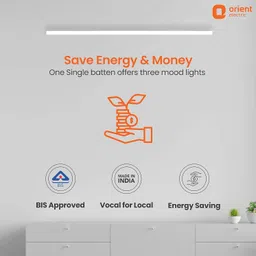 shreeshyam Grace Moodlight Slim LED Batten 20W 20 W 120 cm Tube Light image 3