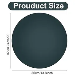 hosta homes Set of 2 Jute Cotton Solid Pattern Reversible Table Runners image 3