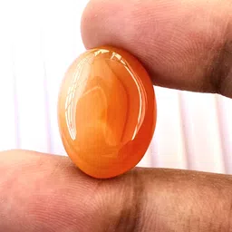 r.k gems Natural Akik Orange & White Sulemani Hakik Stone-picture-15