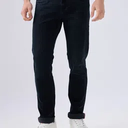 killer Men Slim Mid Rise Dark Blue Jeans-picture-11