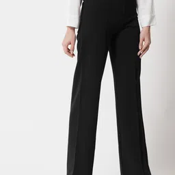 kotty Pack of 2 Women Regular Fit Multicolor Viscose Rayon Trousers image 5