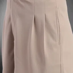 fithub Solid Women Beige Regular Shorts image 4