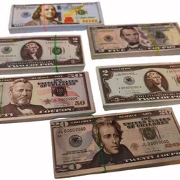 waaome ® (60/Pcs Dollar Money) Different Design Doller Dummy Currency Notes (Q1) image 3