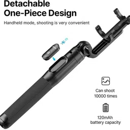 Hiffin Ulanzi SK-03 1.6M Livestream Selfie Stick Bluetooth 10M Remote Control Tripod Tripod image 3