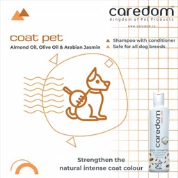 caredom Whitening and Color Enhancing Coat Control Shampoo-Strengthen Natural Intense Coat Colour|Dazzling Shiny Furr Dog Shampoo image 2