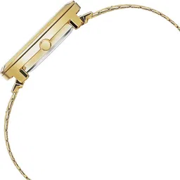 fastrack Vyb Flare Gold Dial Gold Strap Analog Watch - For Women FV60011YM01W|FV60011YM01W|FV60011YM01 image 5