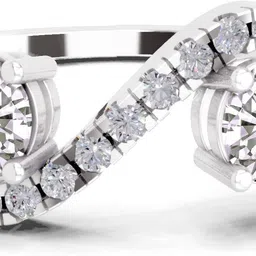 Sparkles Lab Grown Diamond 14kt White Gold ring-picture-41