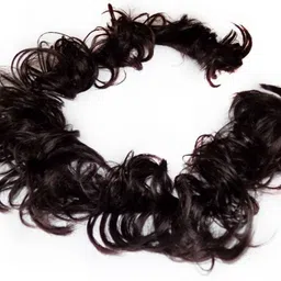 Natural brown Firil Bun ponytail Hair Extension-image-27