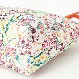 DressBerry Floral Printed Structured Tote Bag image 4