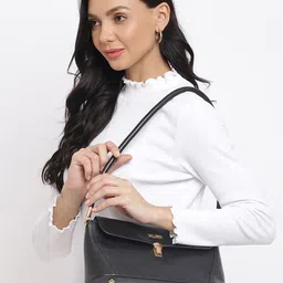 KLEIO Women Structured Shoulder Bag image 4