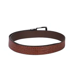 Hidesign Men Tan Brown Reversible Leather Belt image 5