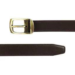 ZEVORA Men Textured Leather Belt image 3