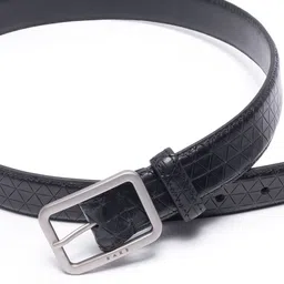 RARE RABBIT Men Texture Leather Belt image 3