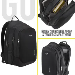 Impulse Water Resistant Laptop Backpack With Compression Straps image 2