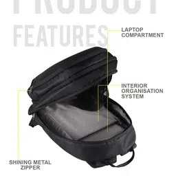 Impulse Water Resistant Laptop Backpack With Compression Straps image 3