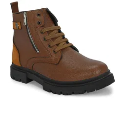 Eego Italy Men Textured Mid-Top Regular Boots-picture-17