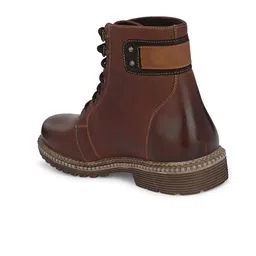 Harrytech London Men Mid-Top Leather Biker Boots image 2