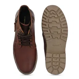 Harrytech London Men Mid-Top Leather Biker Boots image 5