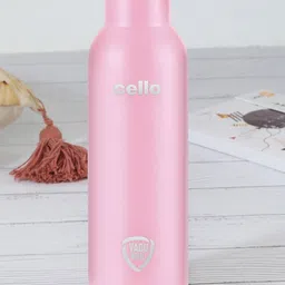 Cello Duro Sip Pink Double Walled Durable DTP Coating Vacusteel Water Flask 900 ml-image-9